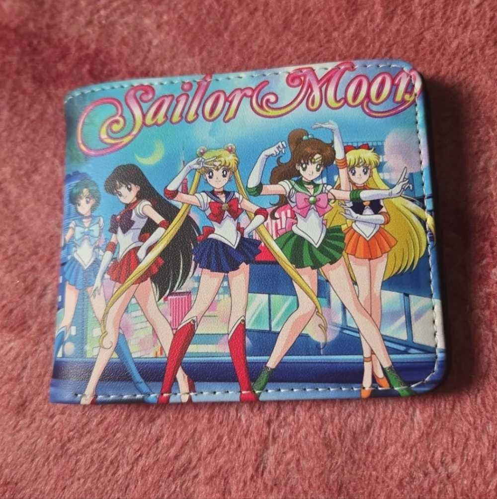 New Sailor moon anime manga leather wallet